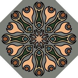 古典少数民族花纹底纹矢量