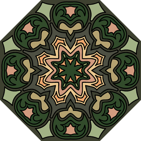 古典少数民族花纹底纹矢量