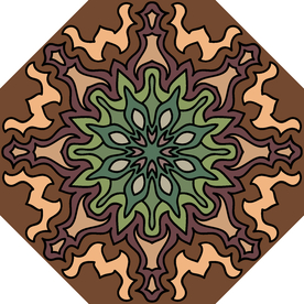 古典少数民族花纹底纹矢量