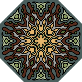 古典少数民族花纹底纹矢量