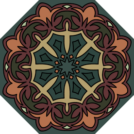 古典少数民族花纹底纹矢量