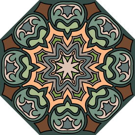 古典少数民族花纹底纹矢量