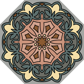 古典少数民族花纹底纹矢量