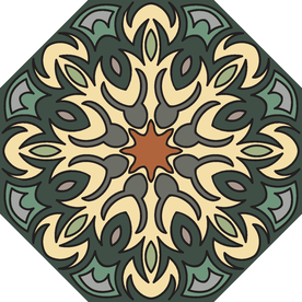 古典少数民族花纹底纹矢量