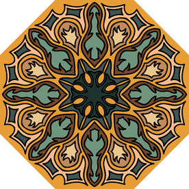 古典少数民族花纹底纹矢量