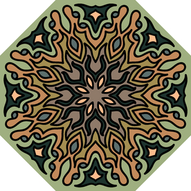 古典少数民族花纹底纹矢量