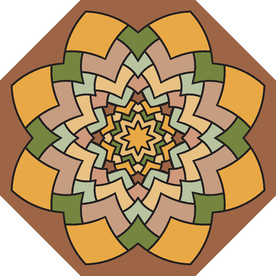 古典少数民族花纹底纹矢量