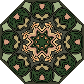 古典少数民族花纹底纹矢量