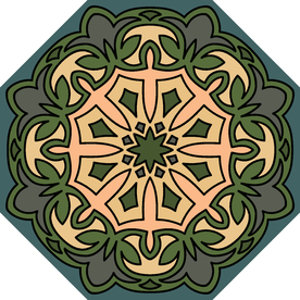 古典少数民族花纹底纹矢量