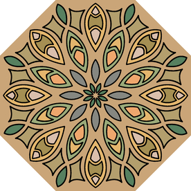 古典少数民族花纹底纹矢量