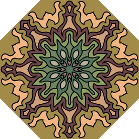 古典少数民族花纹底纹矢量