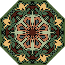 古典少数民族花纹底纹矢量