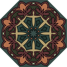 古典少数民族花纹底纹矢量