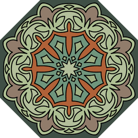 古典少数民族花纹底纹矢量