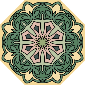 古典少数民族花纹底纹矢量