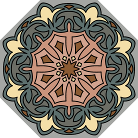 古典少数民族花纹底纹矢量