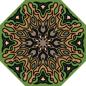 古典少数民族花纹底纹矢量