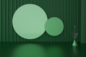 展台立体促销活动背景海报素材