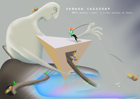 创意动漫卡通插画