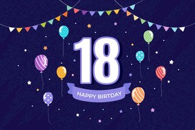 生日背景 生日派对 生日气球