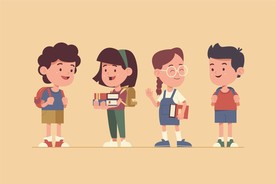 学校素材 学生 教师