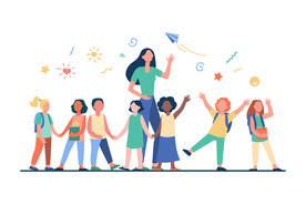 学校素材 学生 教师