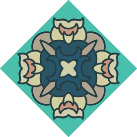 古典少数民族花纹底纹矢量