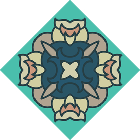 古典少数民族花纹底纹矢量