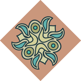 古典少数民族花纹底纹矢量