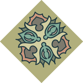 古典少数民族花纹底纹矢量