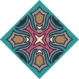 古典少数民族花纹底纹矢量