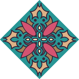 古典少数民族花纹底纹矢量