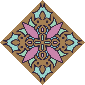 古典少数民族花纹底纹矢量