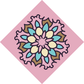 古典少数民族花纹底纹矢量