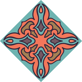 古典少数民族花纹底纹矢量