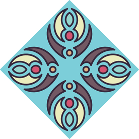 古典少数民族花纹底纹矢量