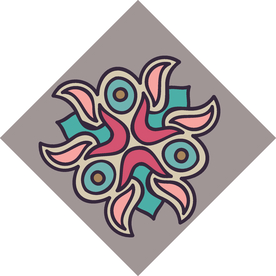 古典少数民族花纹底纹矢量