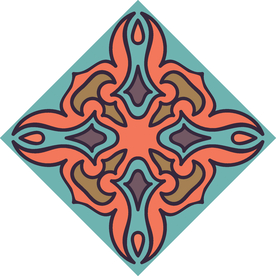 古典少数民族花纹底纹矢量