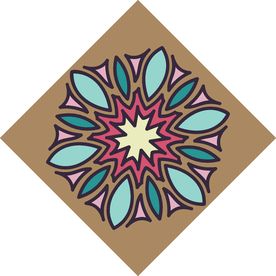 古典少数民族花纹底纹矢量