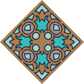 古典少数民族花纹底纹矢量