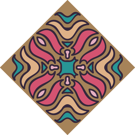 古典少数民族花纹底纹矢量