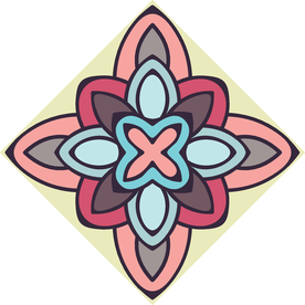 古典少数民族花纹底纹矢量