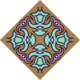 古典少数民族花纹底纹矢量