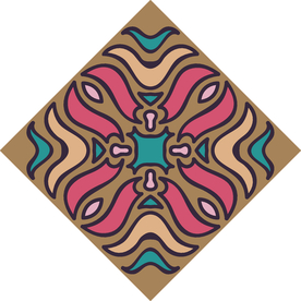 古典少数民族花纹底纹矢量