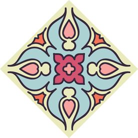 古典少数民族花纹底纹矢量