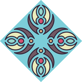 古典少数民族花纹底纹矢量