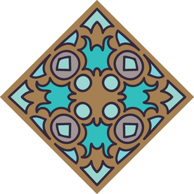 古典少数民族花纹底纹矢量