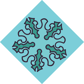 古典少数民族花纹底纹矢量