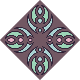 古典少数民族花纹底纹矢量