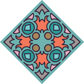 古典少数民族花纹底纹矢量